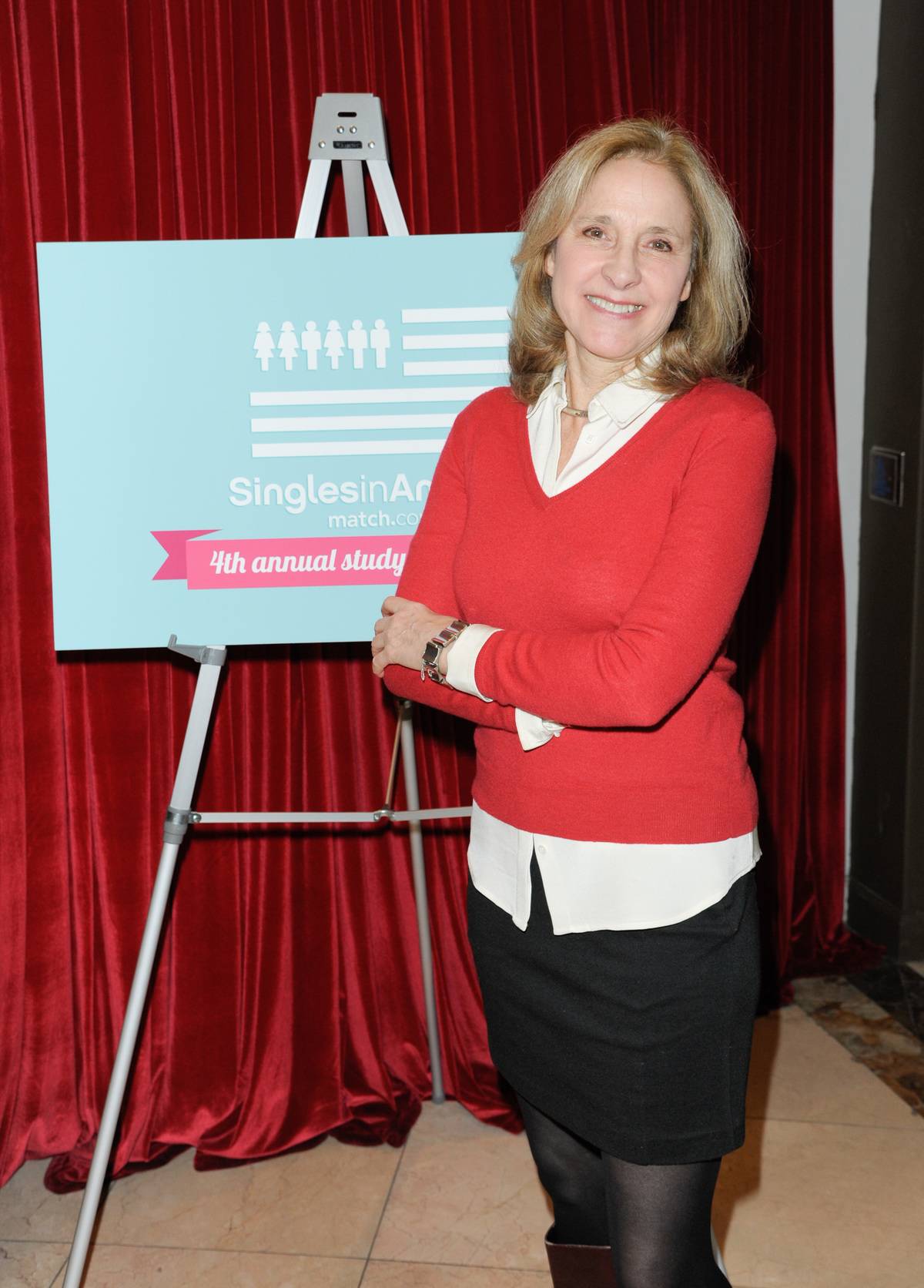 Dr. Helen Fisher attends the Match.com Dating Confessions Panel Hosted By Patti Stanger on February 8, 2014 in New York City