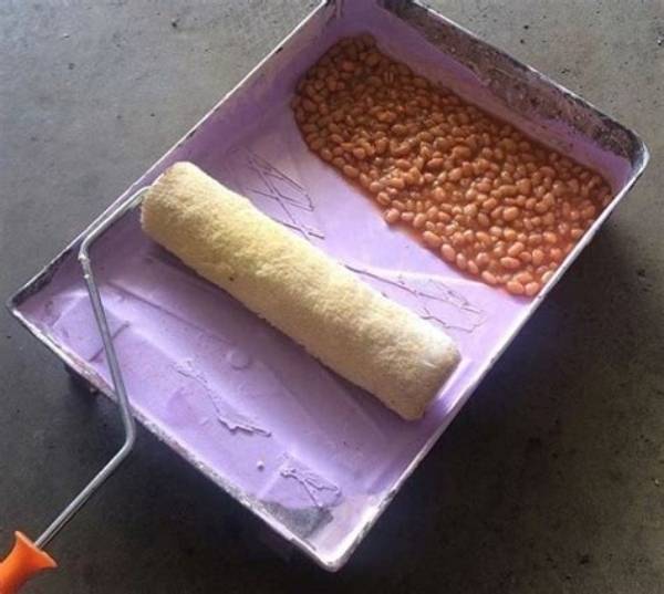 bean painting for some reason