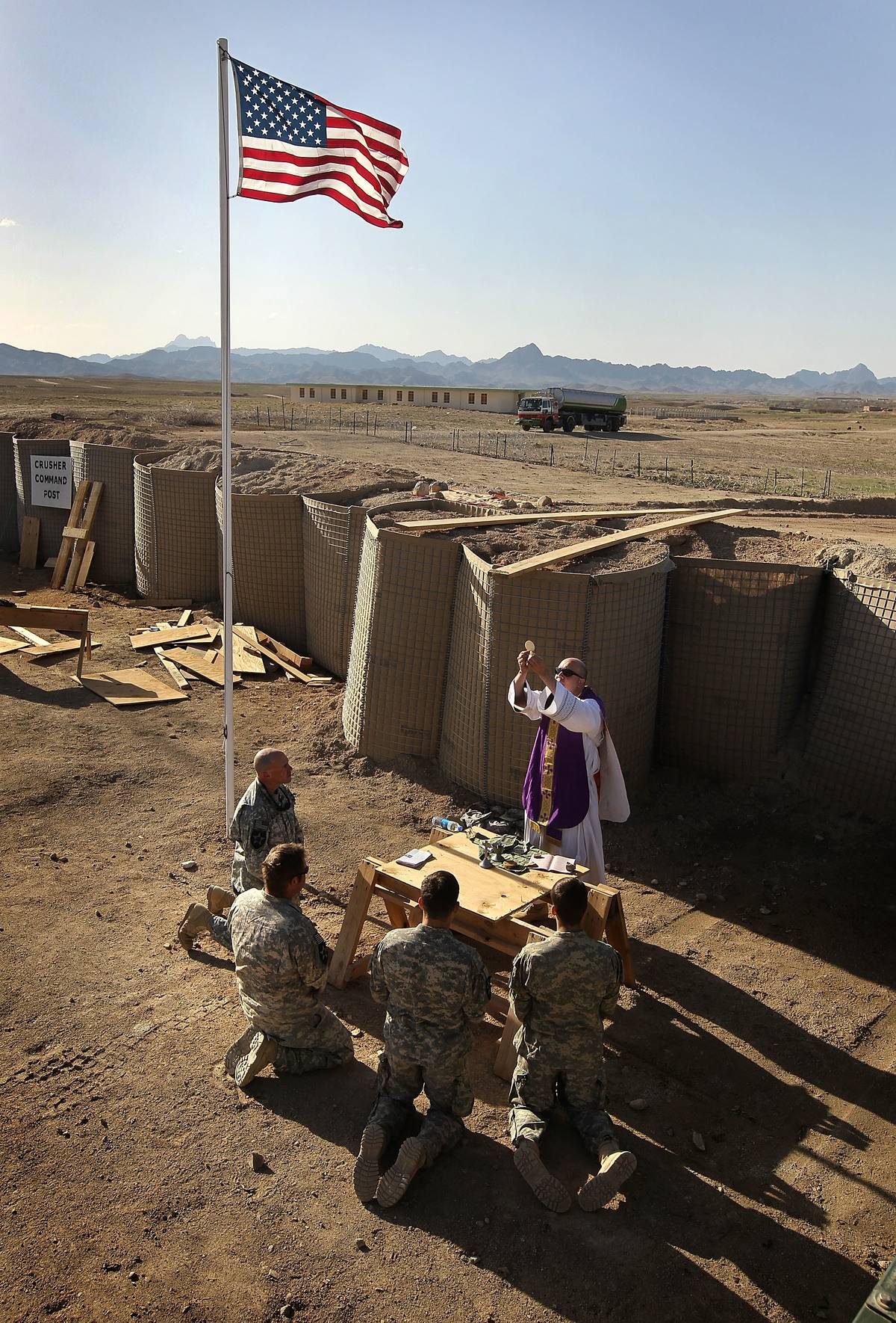 Military Chaplains Travel Afghan Battlefield Ministering To Troops