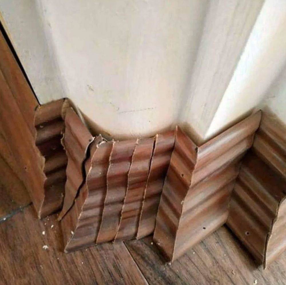 trim around corner of room