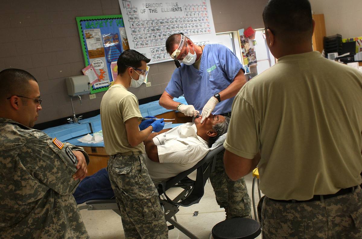 U.S. Military Brings Healthcare To The Poor On Texas-Mexico Border