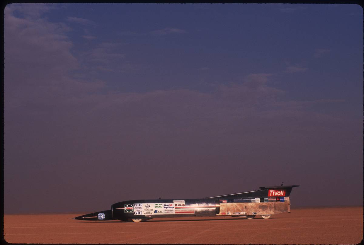Andy Green Attempts To Break Sound Barrier On Ground