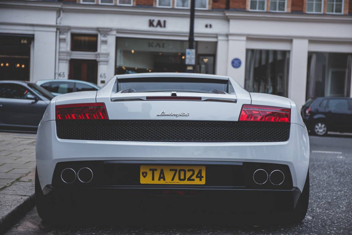 The Lamborghini Gallardo...