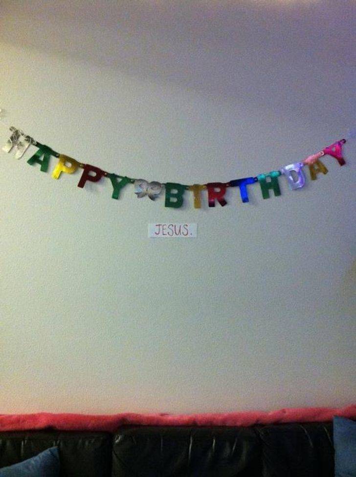 HBD jesus celebrations