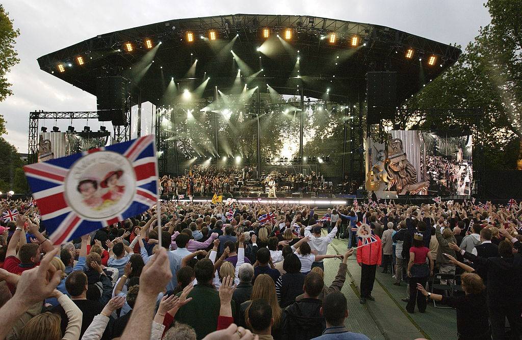 a concert for party at the palace at buckingham palace