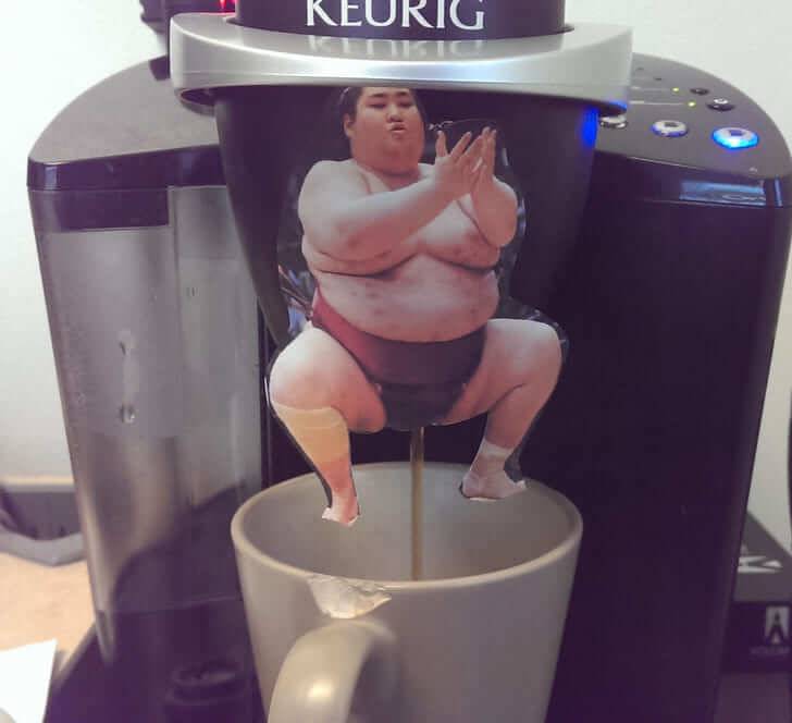 sumo coffee at work