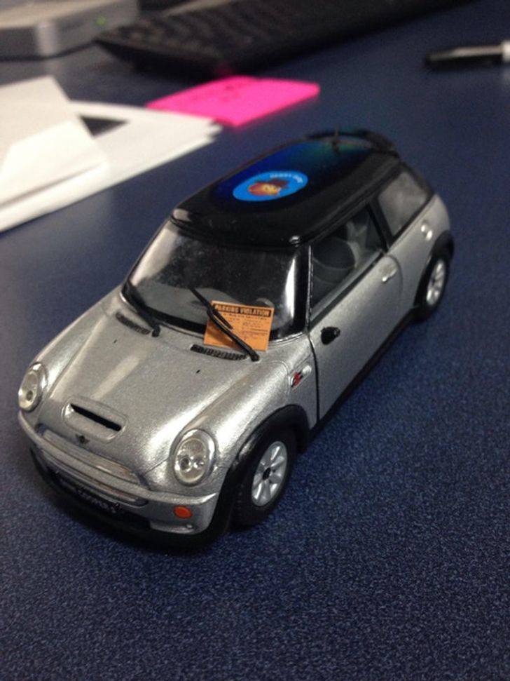 toy car fine in the meeting room