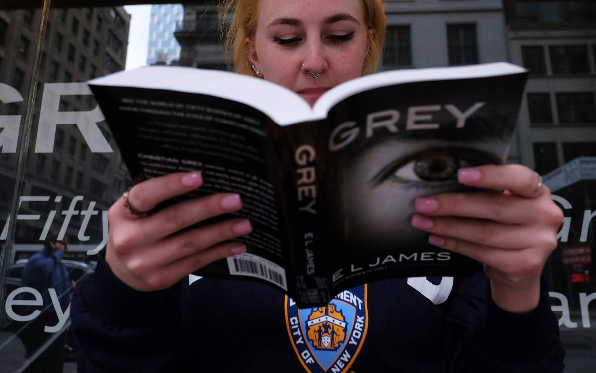 US-BRITAIN-ENTERTIANMENT-BOOK-GREY