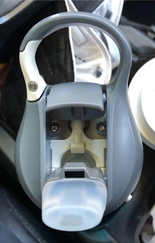 Water bottle that looks like Optimus Prime