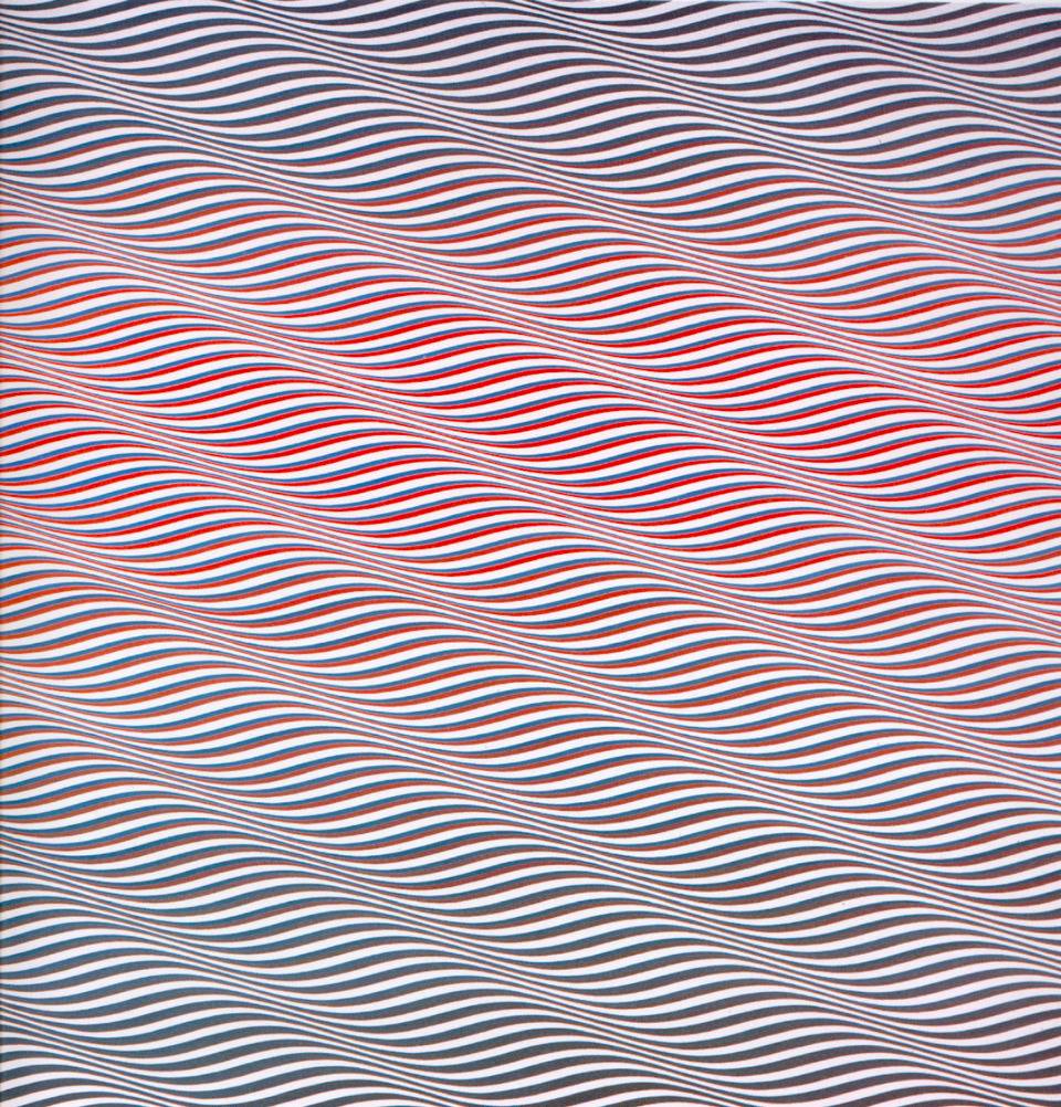Black and red wavy lines.