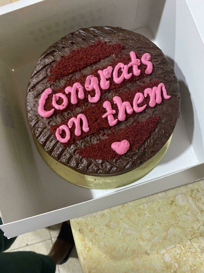 congrats on the cakes