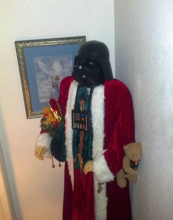new santa on display