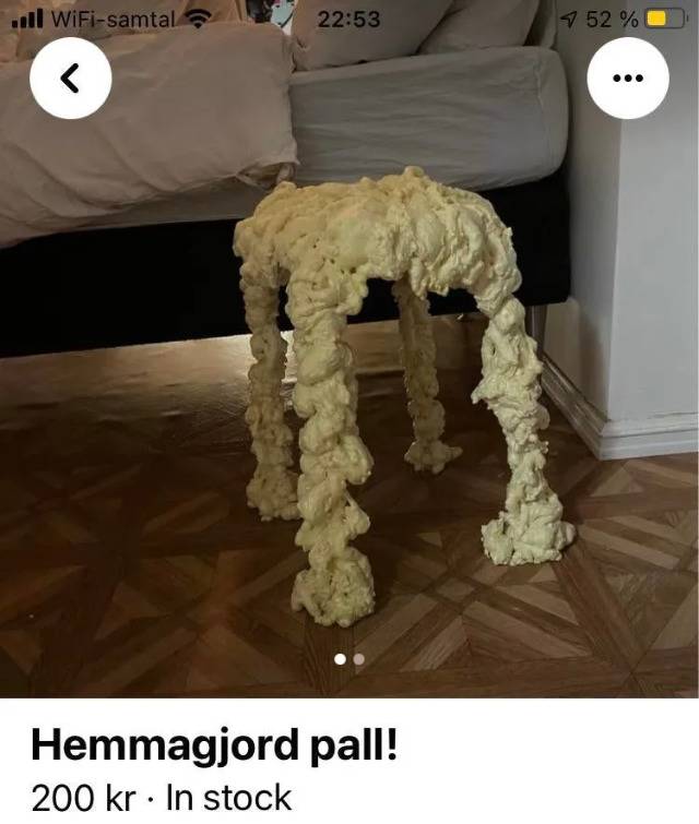 spray foam stool