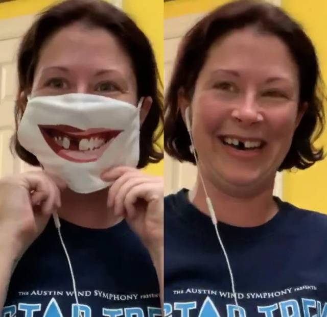 toothless mask for woman