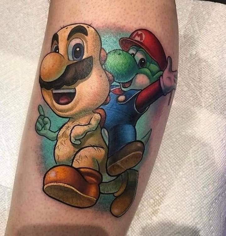 ugly tattoo of childhood legends