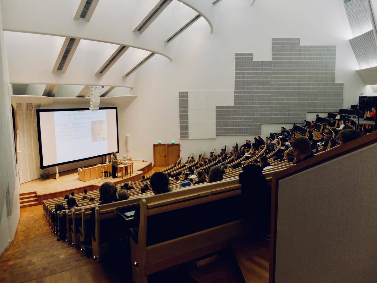 College lecture hall