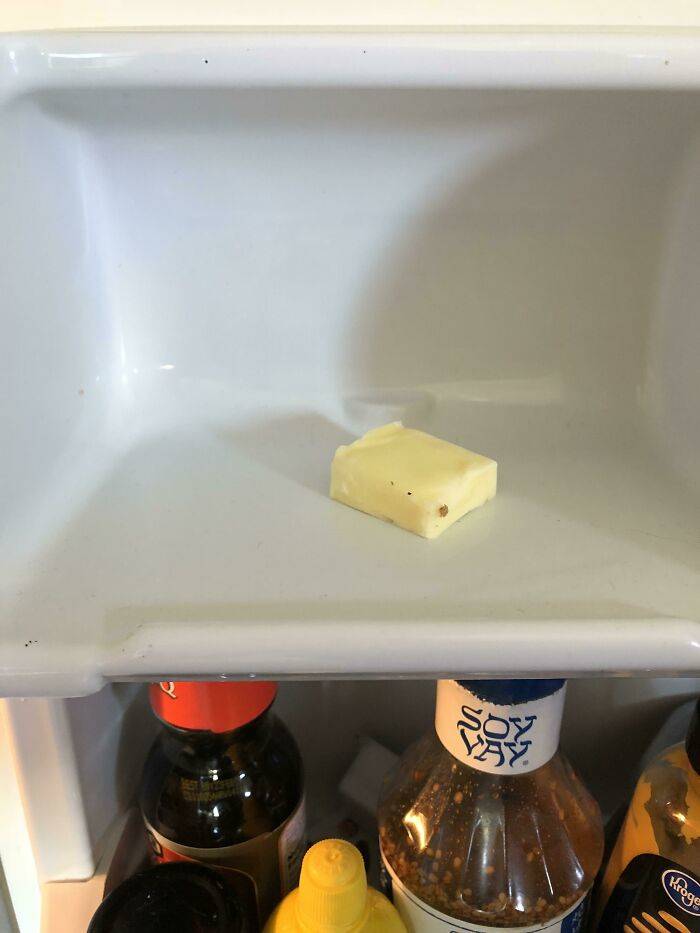 butter back in the fridge