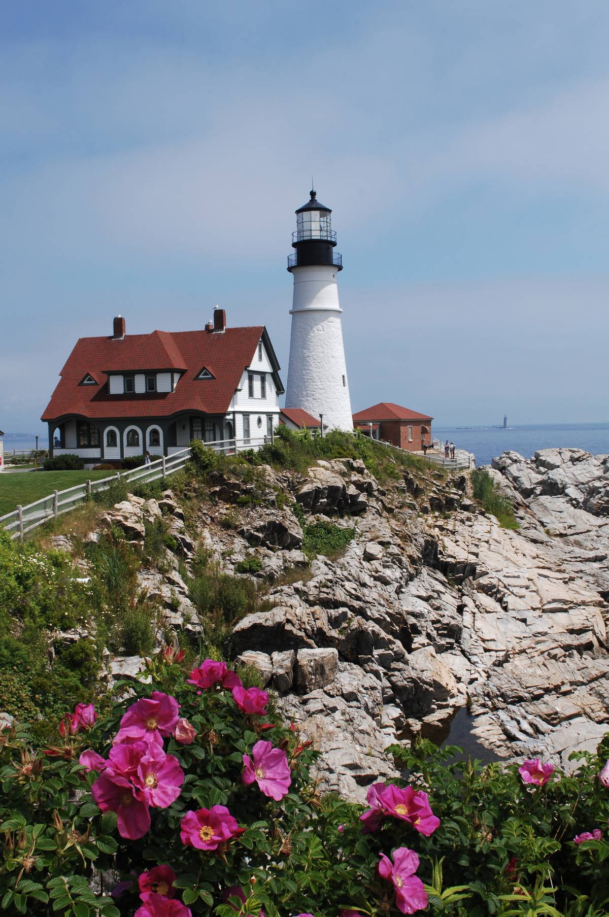 Cape Elizabeth. Portland Head Light. Portland. Maine. New England. USA.
