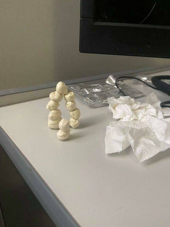 gum balls around the house