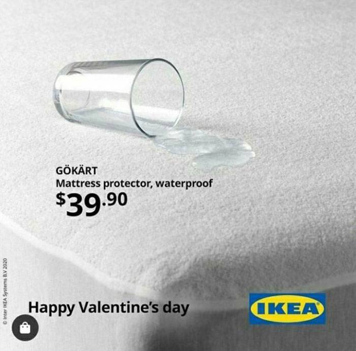 happy valentines day water proof bed