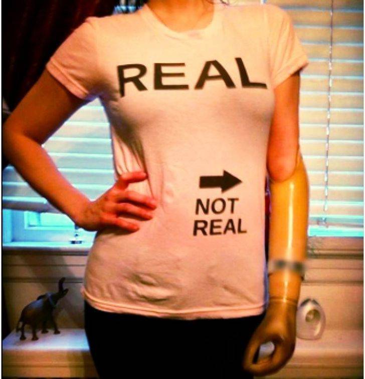 not real arm