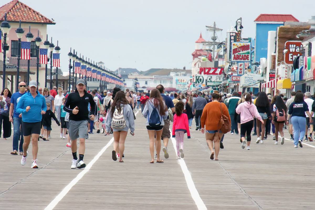 Ocean City Boardwalk Reopens For Memorial Day Weekend