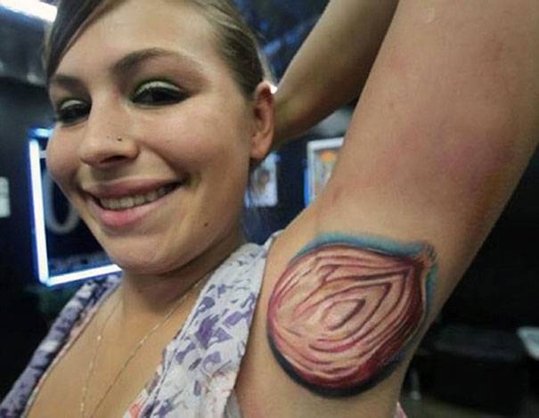 onion armpit tattoo