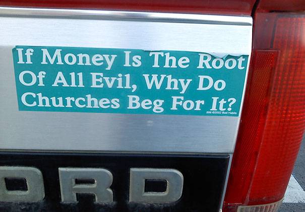 root of evil is money