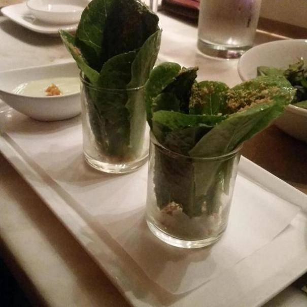 salad in cup for some reason