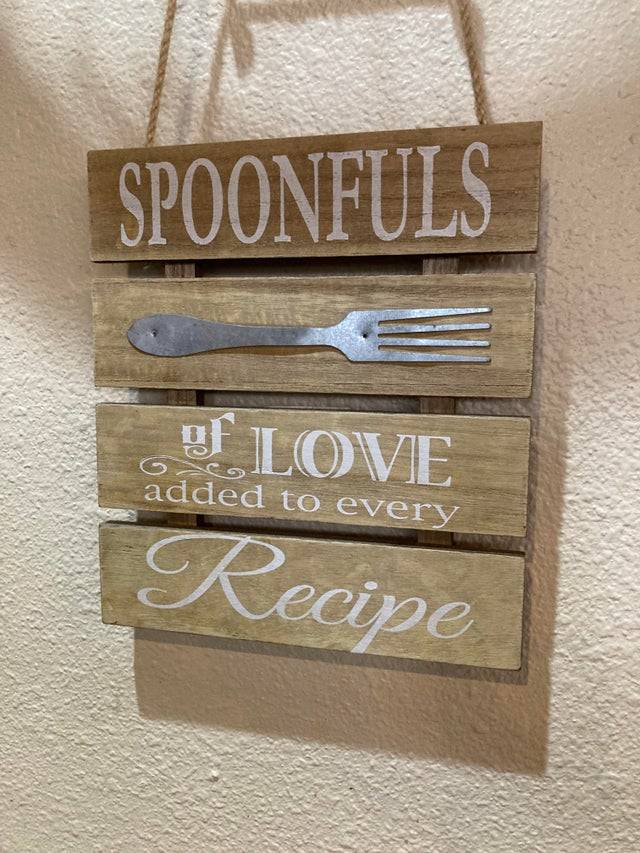 spoonfuls on the wall
