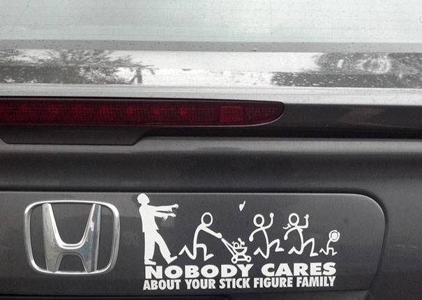 no one cares about your stick family