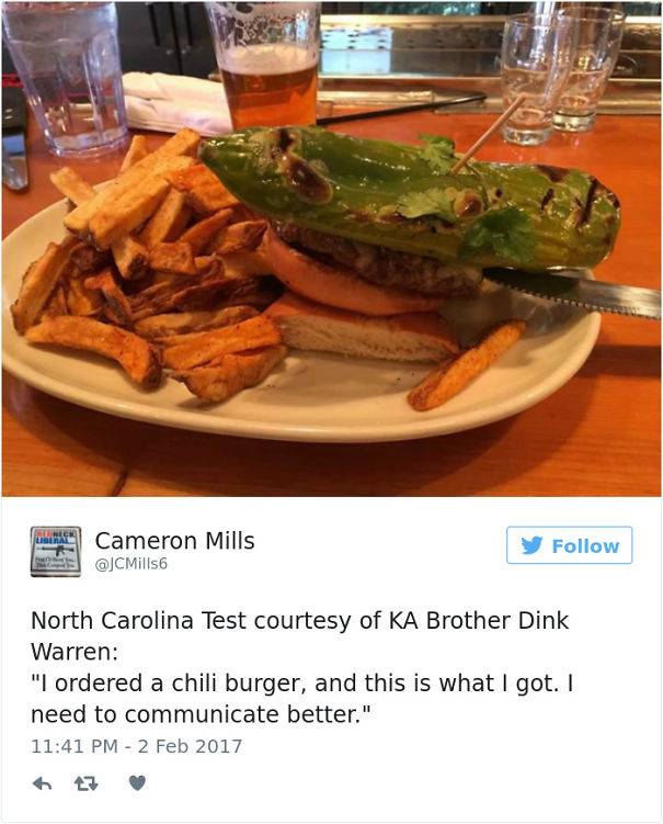chili burger gone wrong
