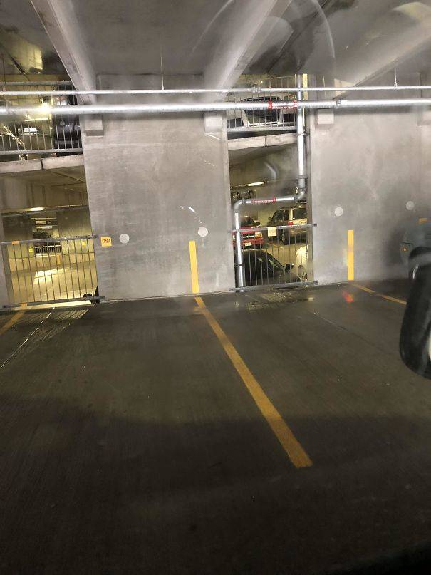 parking help on the wall