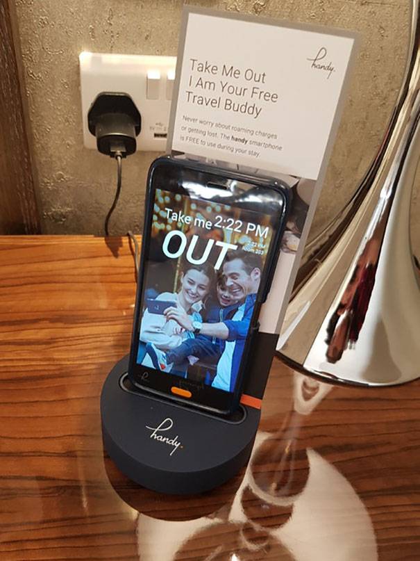 travel phone in hotel