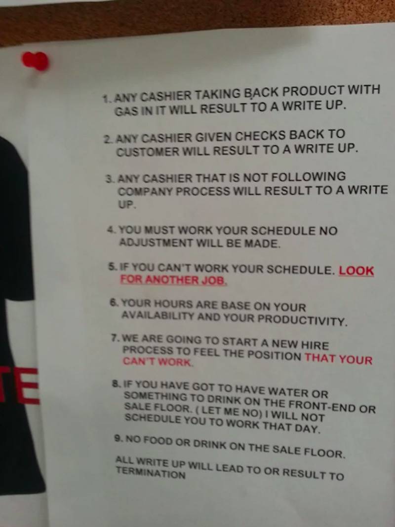 Message for employees from Boss