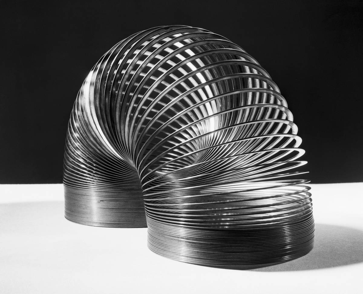 Slinky Toy in product photo