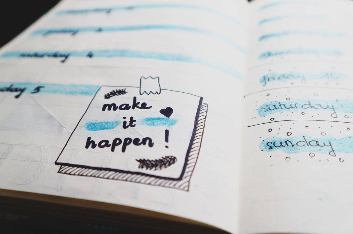 Make it happen planner sticker