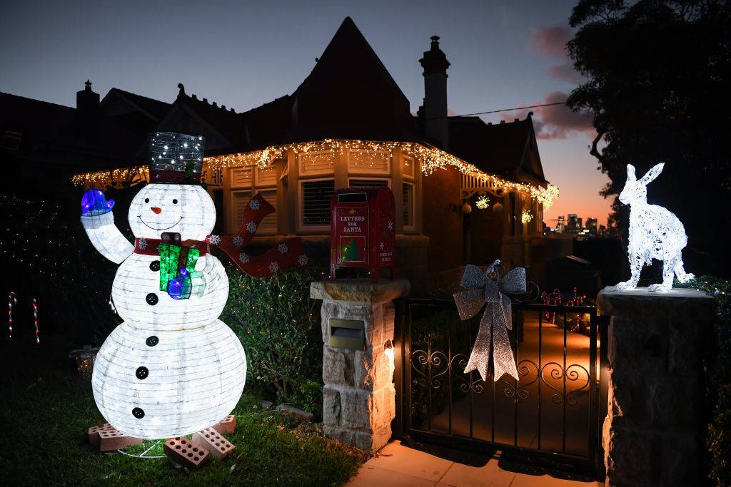 Christmas house in Sydney