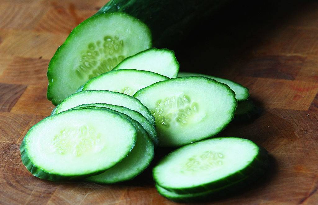 Cucumber slices