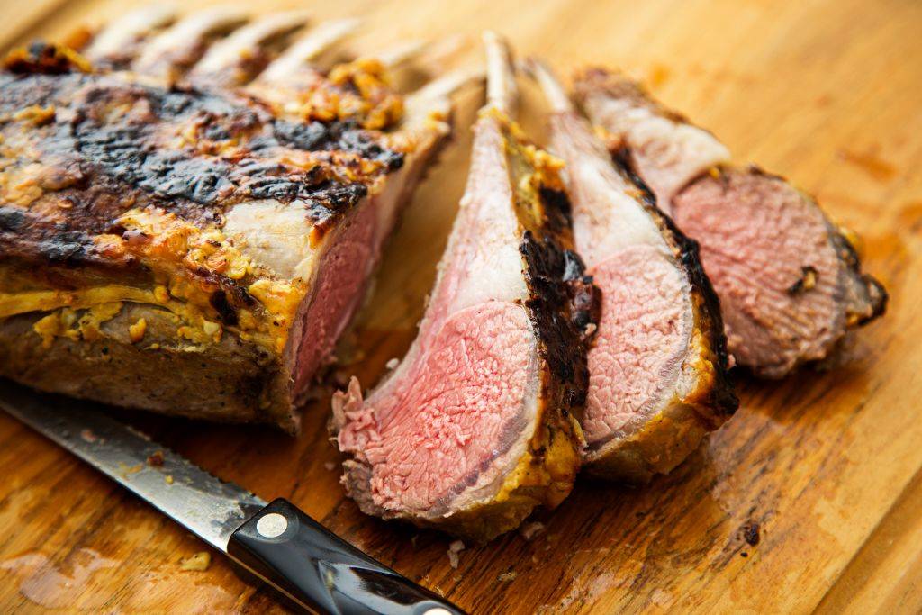 Rack of lamb