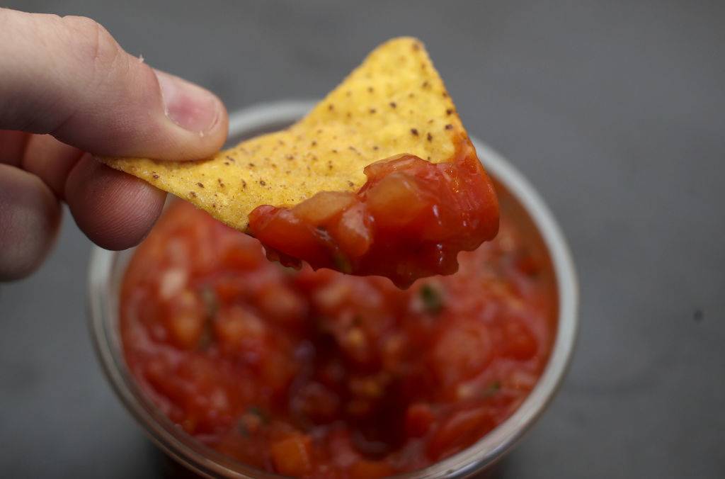 Salsa and chips