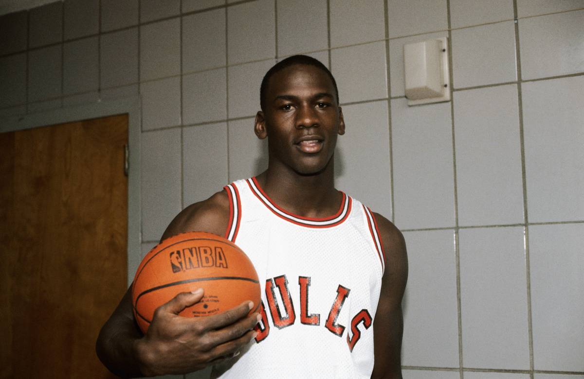 Portrait of Michael Jordan