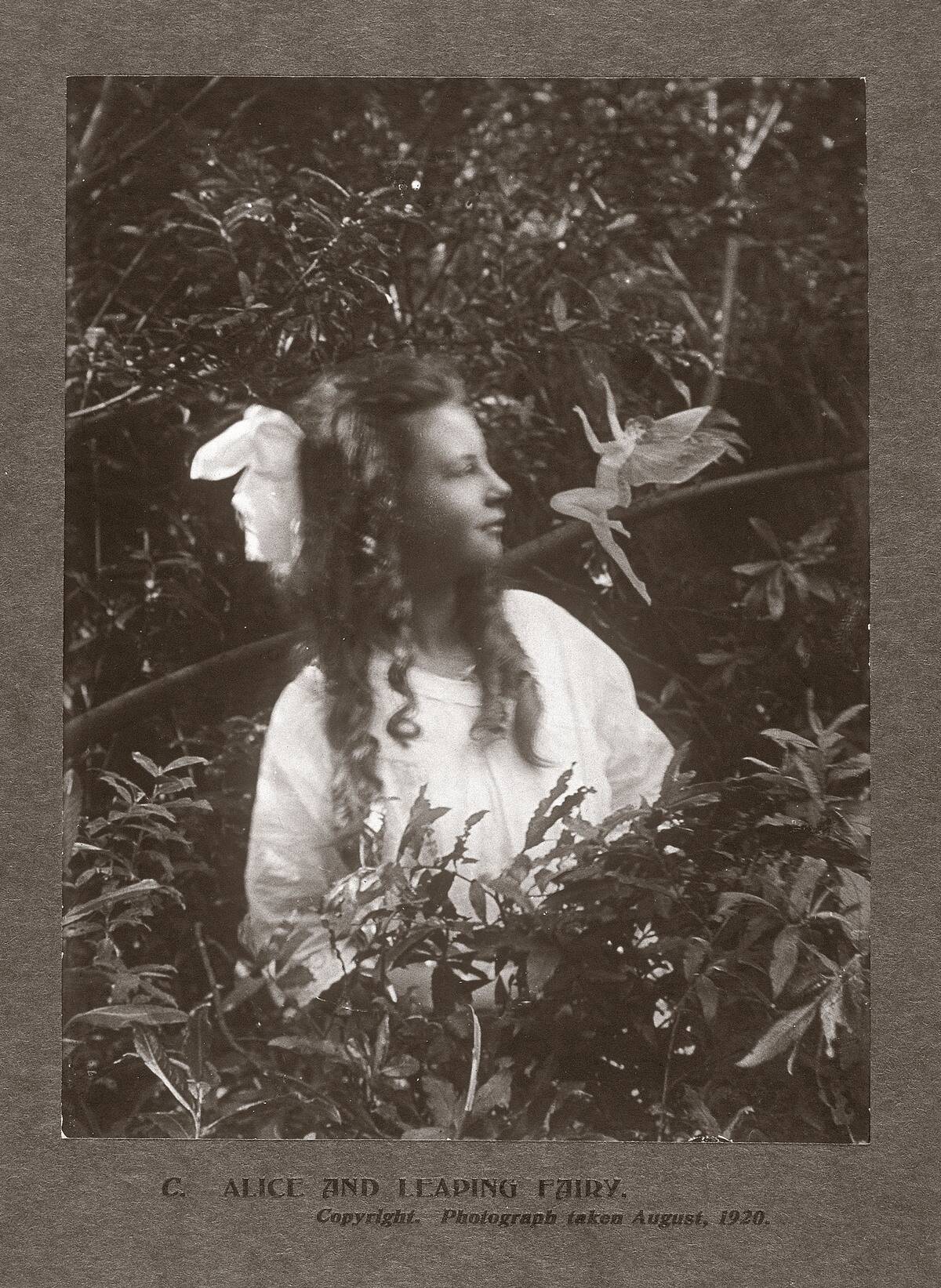 Alice and Leaping Fairy, August 1920.