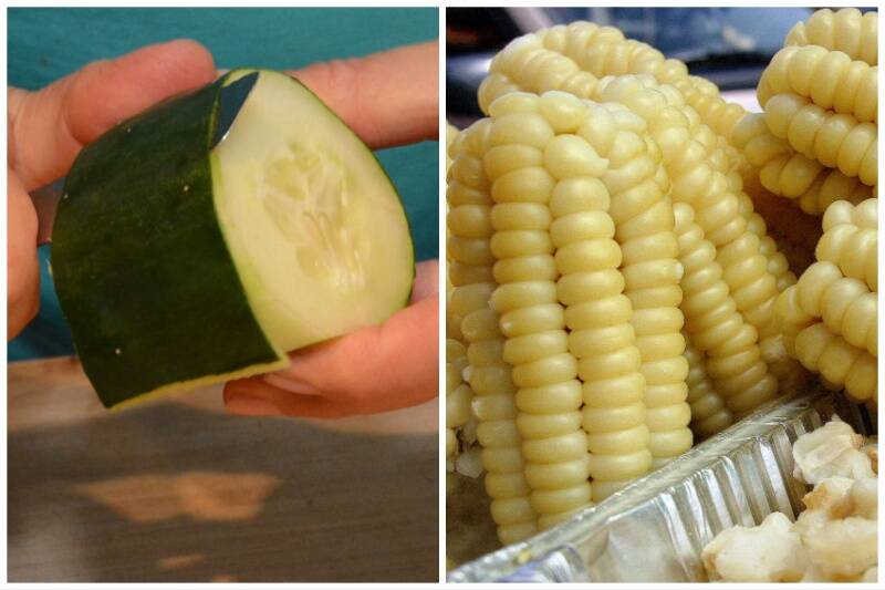 Cucumbers and Corn