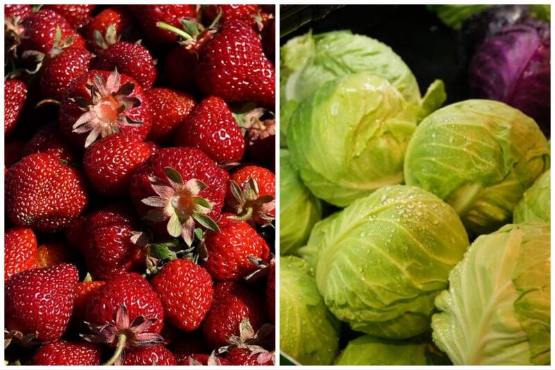 Strawberries and Cabbages