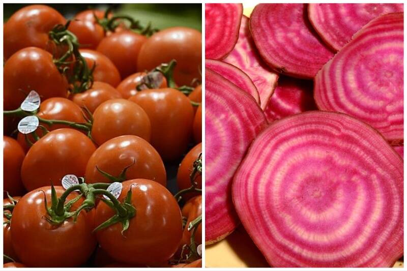 Tomatoes and Beets