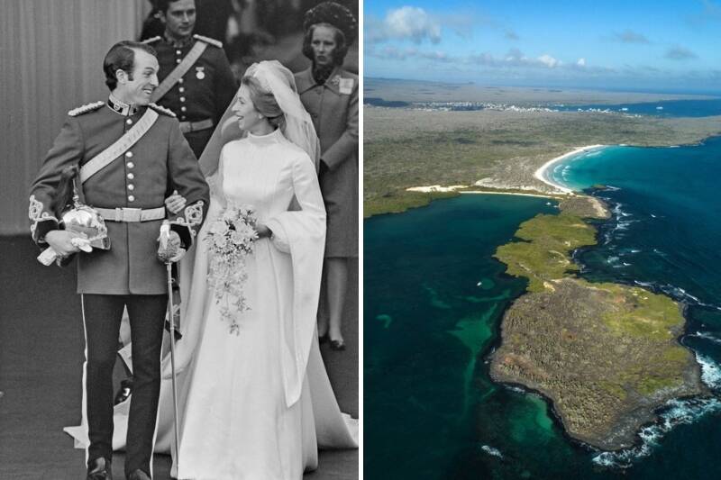 princess anne and mark phillips wedding and honeymoon