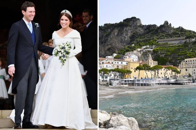 princess eugenie jack brooksbank wedding and honeymoon