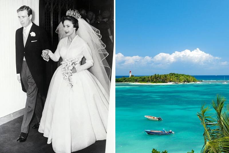 princess margaret lord snowdon wedding and honeymoon