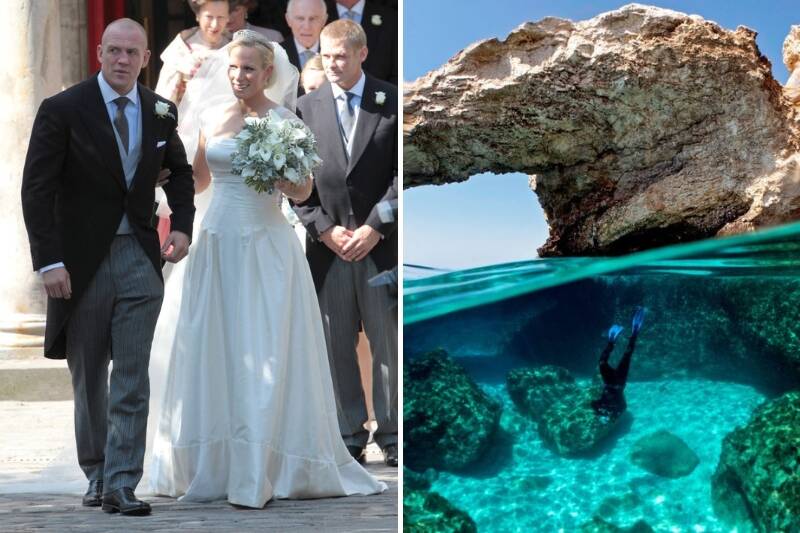 zara phillips mike tindall wedding and honeymoon